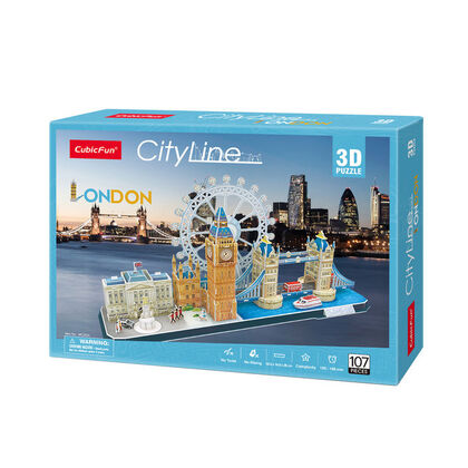 Puzzle 3D Cubic Fun City Line: London
