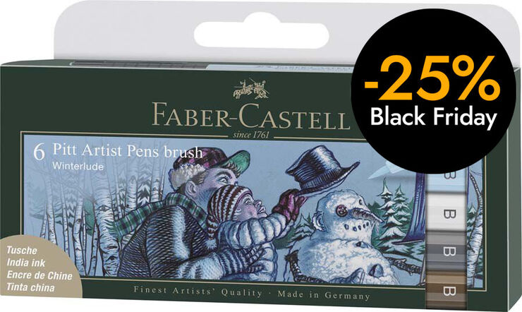 Pitt Artist Pen brush Winterlude 6c