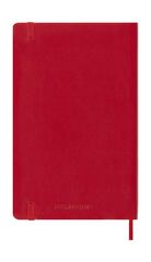 Agenda Moleskine 12m día/pág 2025 L rojo