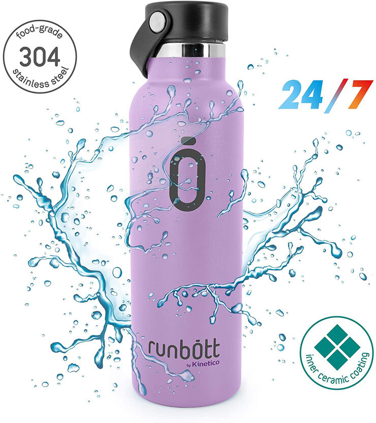 Botella termo Runbott Sport 600ml lila