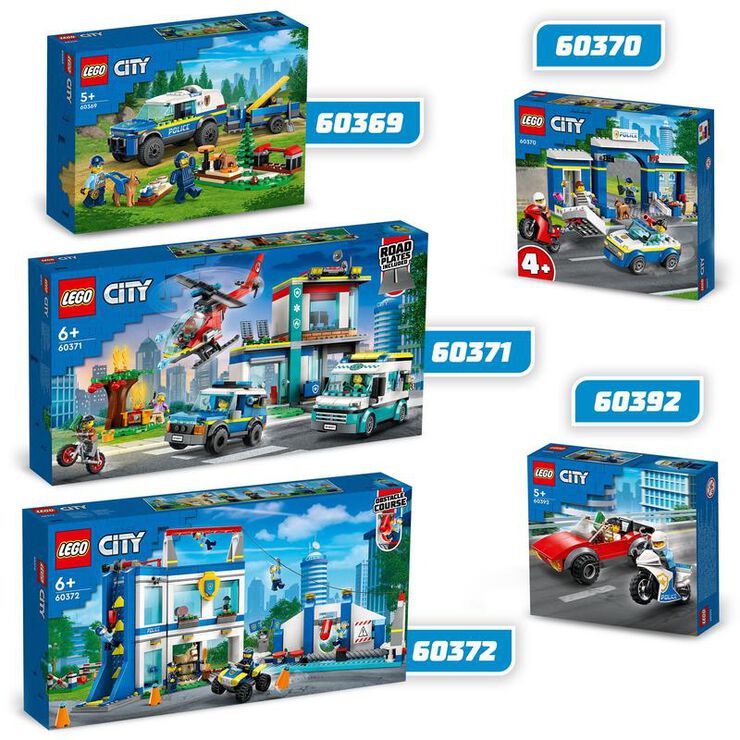 LEGO® City Moto de Policia i Cotxe a la Fuga 60392