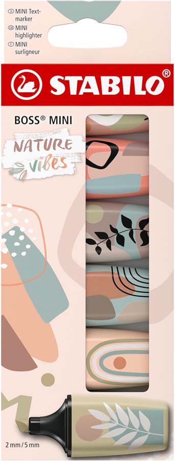 Marcadors fluorescents Stabilo Boss Mini Naturevibes 6 colors