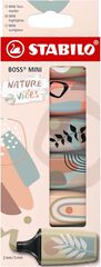 Marcadors fluorescents Stabilo Boss Mini Naturevibes 6 colors