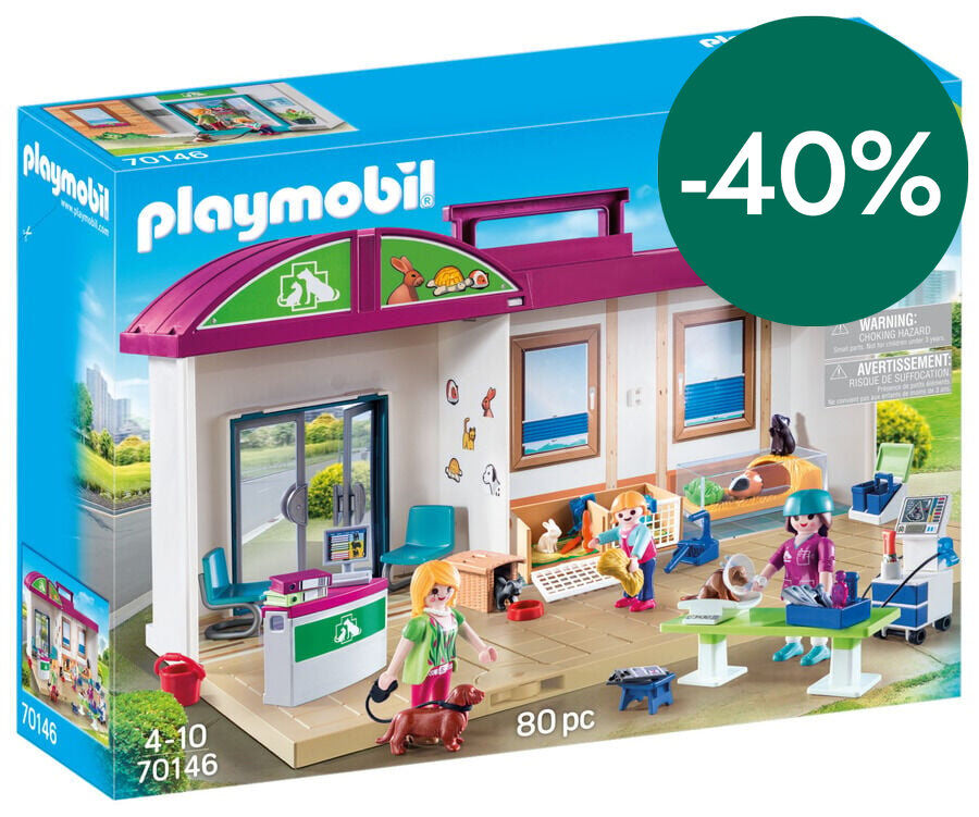Playmobil City Life Veterinari malet&iacute; 70146