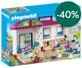 Playmobil City Life Veterinario malet&iacute;n 70146