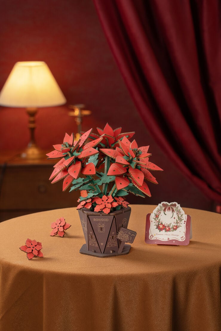 Maqueta de Flor de Navidad