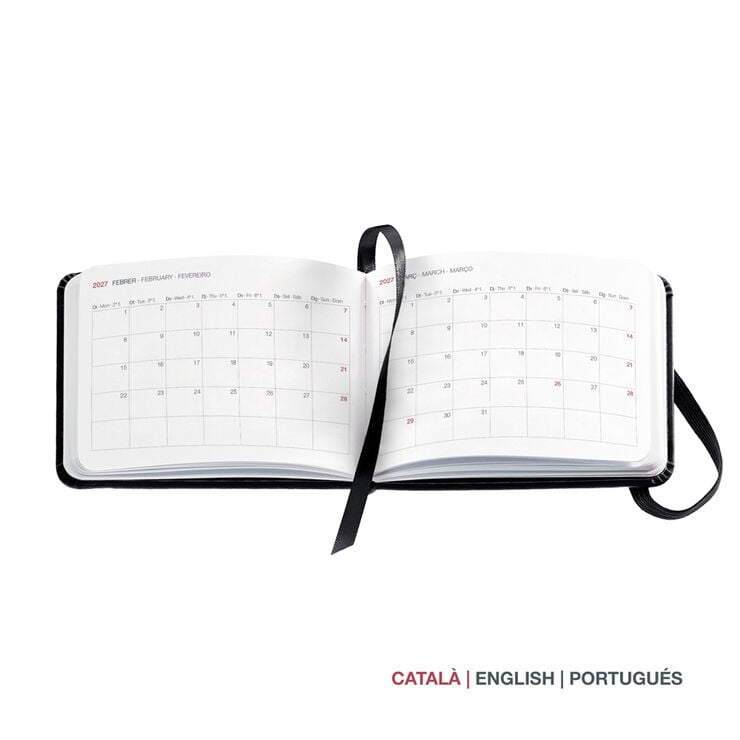 Agenda Miquelrius Pocket Semana Vista Catal&aacute;n 2027 Blue Sea