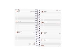 Agenda Finocam Year E3 sem/vista horizontal cas 2026 rojo