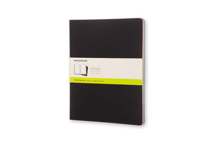 Pack 3 Libretas Moleskine XXL Negro Liso