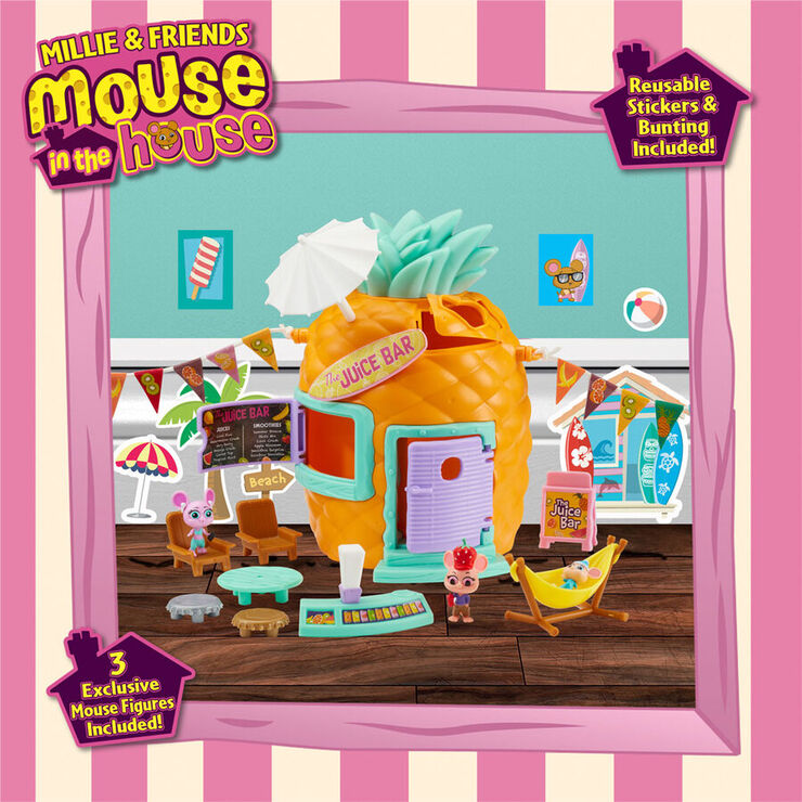 Mouse in the house bar zumos pineapple