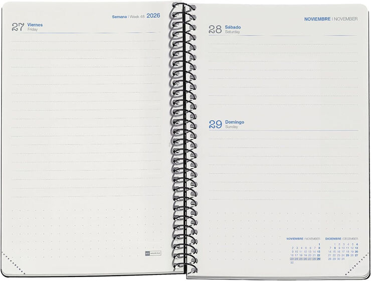 Agenda Escolar Activa D/P Mult. 2026-2027 Ecoyear