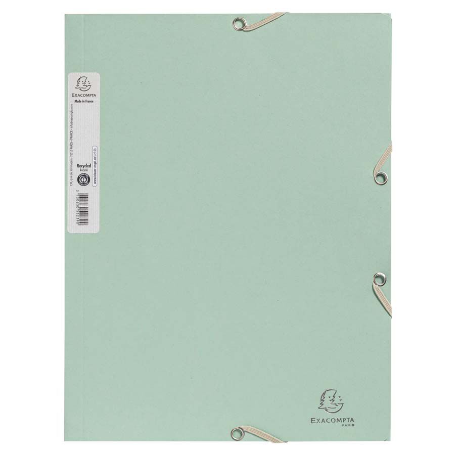 Carpeta 3 solapes A4 Autentik Exacompta verd