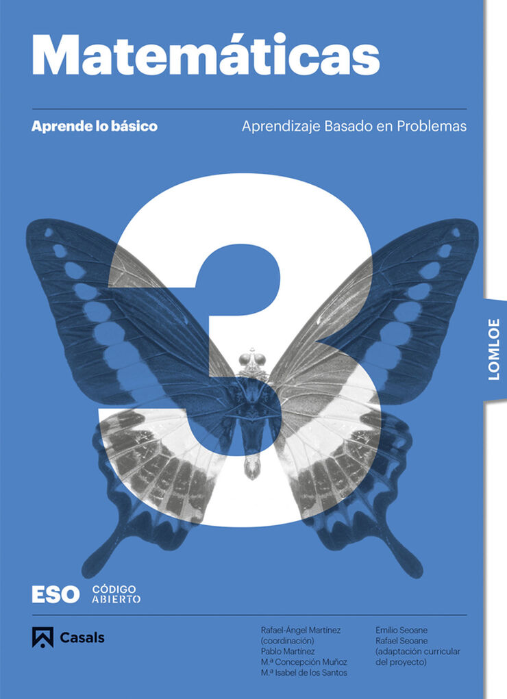 Aprende lo b&aacute;sico. Matem&aacute;ticas 3 ESO. LOMLOE