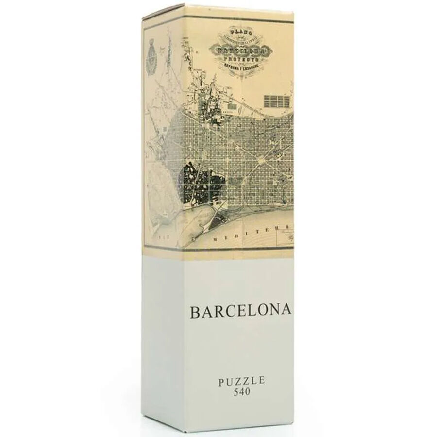 Puzle 540 Piezas Plano de Barcelona