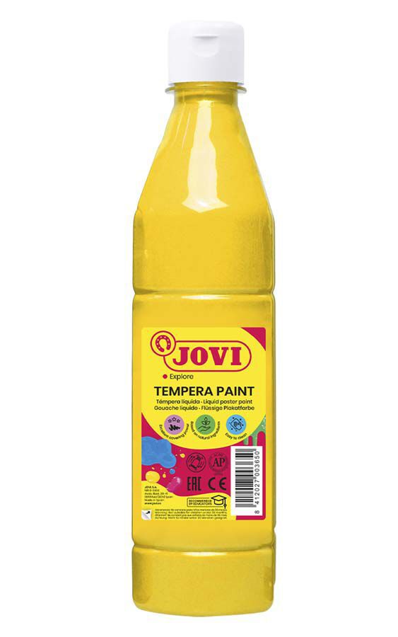 T&eacute;mpera Jovi 500ml amarillo