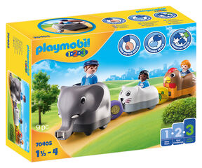 Playmobil 1.2.3 El meu Tren d'Animals 70405