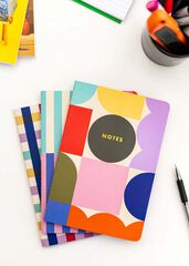 Set 3 Libretas A5 Kikkerland