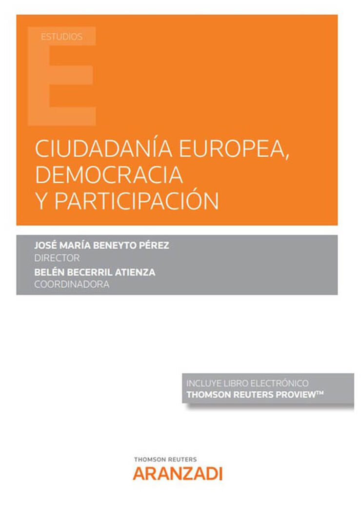 Ciudadanía europea, democracia y participación (Papel + e-book)