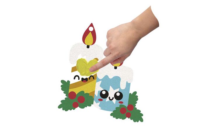 Pinta amb Sorra Jovi Nadal maletí