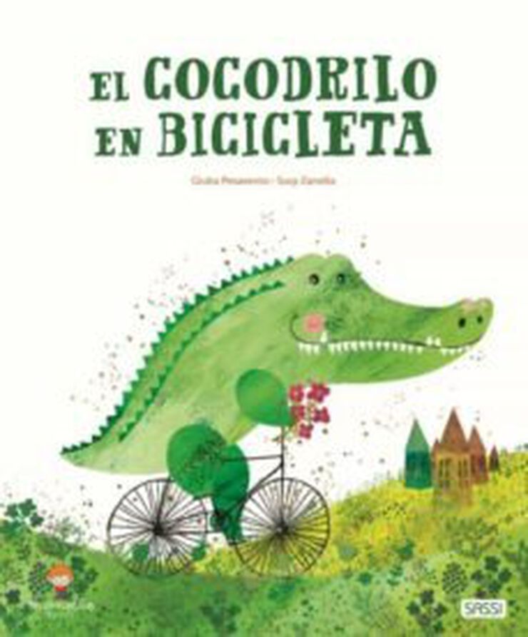 Cocodrilo en bicicleta