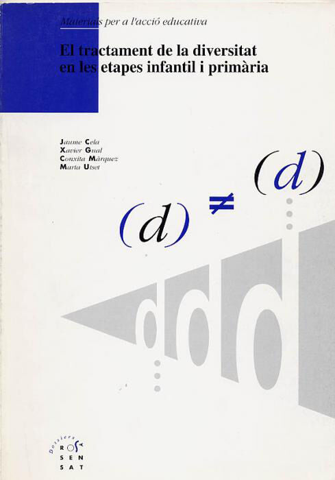El tractament de la diversitat en les etapes infantil i prim&agrave;ria