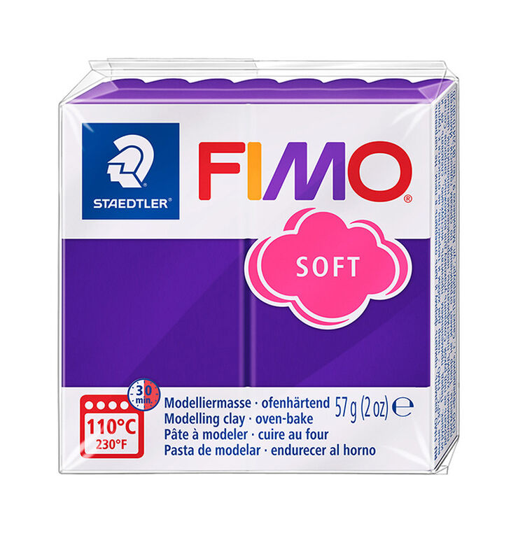 Pasta modelar Fimo Soft 57g violeta