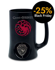 Targaryen Logo Gerra Negra 3D Got