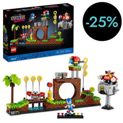 LEGO® Sonic the Hedgehog Green Hill Zone set con Dr. Eggman 21331