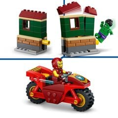 LEGO® Super Héroes Iron Man con Moto y Hulk 76287