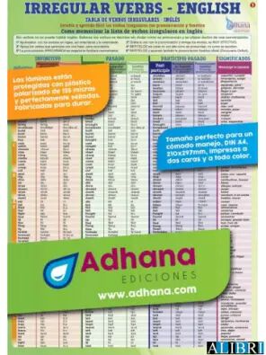 Adha ingl&eacute;s/verbos irregulares