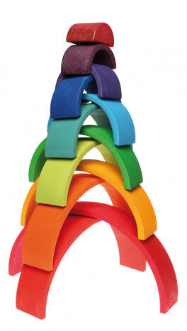 Juego de construcci n Grimm Arcoiris Waldorf Abacus Online