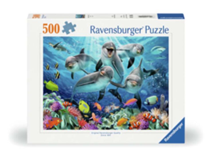 Puzle 500 peces Dofins