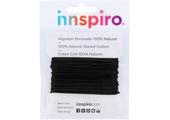 Cordel Encerado Innspiro negro 1mm 5m