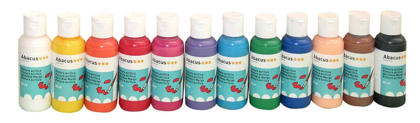 Pintura acr&iacute;lica Abacus 80ml blanco