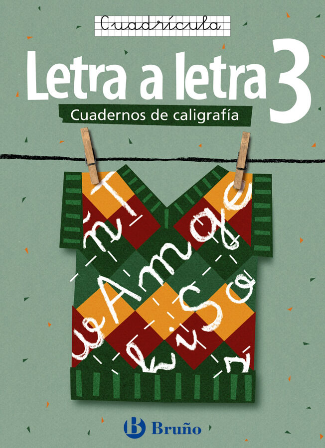 Caligraf&iacute;a Letra a letra Cuadr&iacute;cula 3