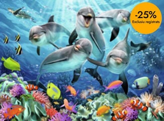 Puzle 500 piezas Delfines
