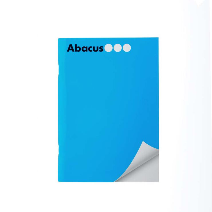 Llibreta grapada Abacus A5 48 fulls llis blau
