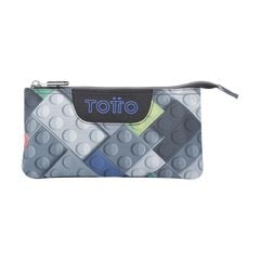 Estuche Totto Piezas 3 cremalleras