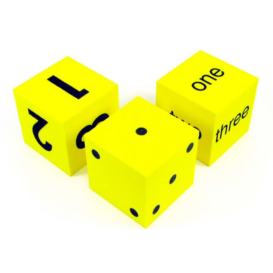 Dau 6 cares groc 3 unitats