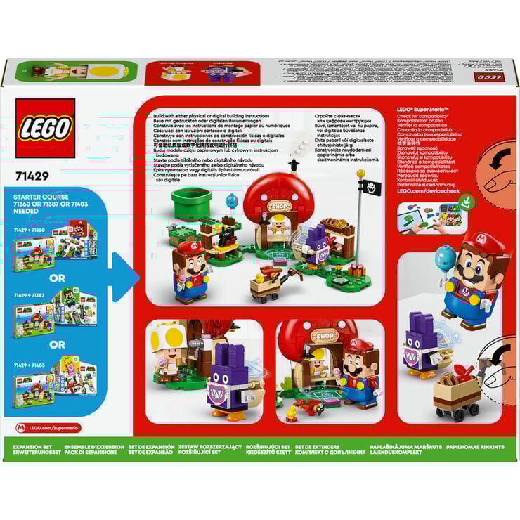 LEGO® Super Mario Set de Expansión: Caco Gazapo en la tienda de Toad 71429