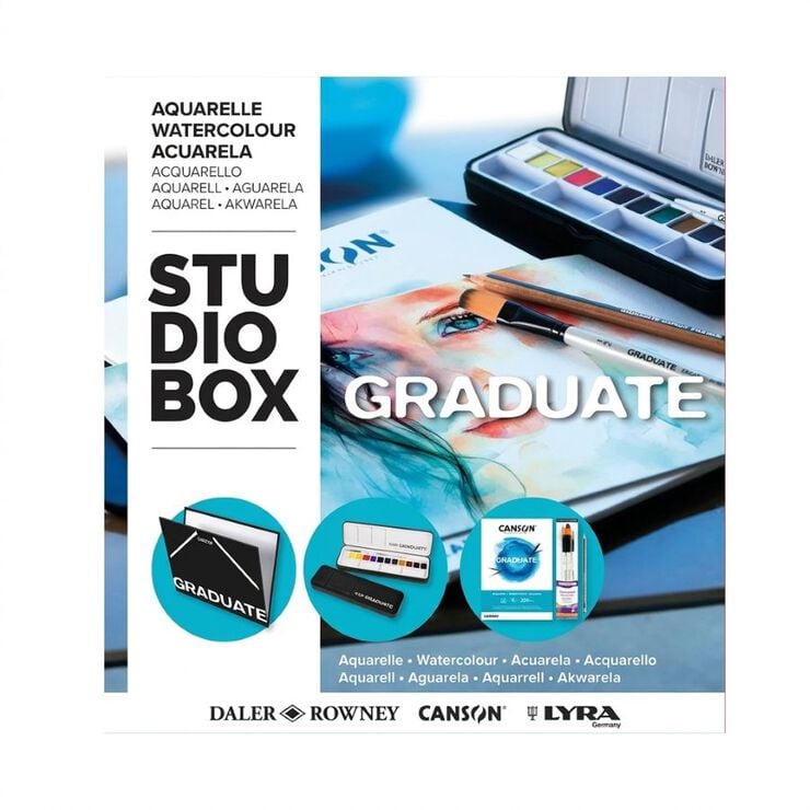 Caja de acuarelas Canson Studio Box