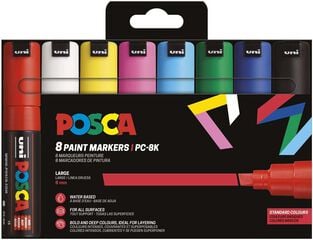 Rotuladores Posca PC-8K 8mm Basic 8 colores