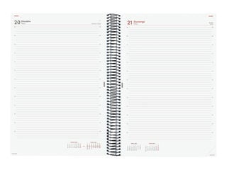 Agenda Finocam Opaque D&iacute;a P&aacute;gina 2027 Catal&aacute;n Negro