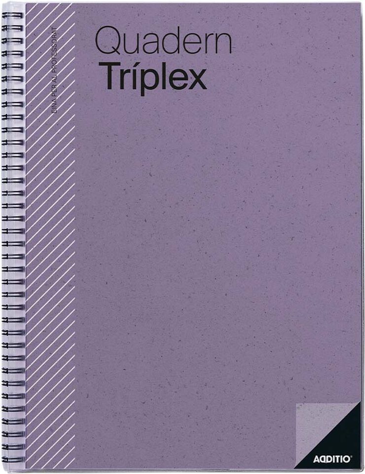 Libreta Triplex Additio Catalán