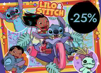Puzle 4 X 100 peces Stitch
