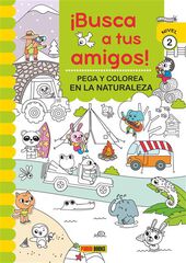 ¡Busca a tus amigos! En la naturaleza pega y colorea
