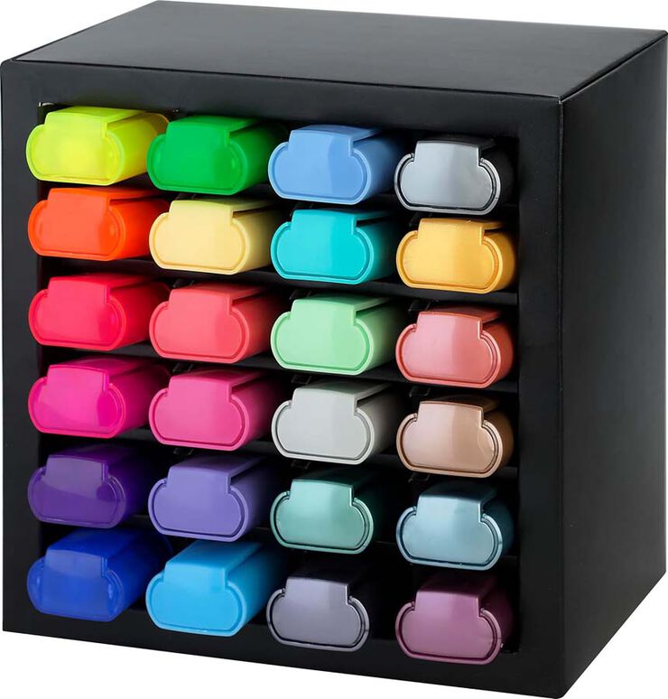  30 marcadores de cartón para libros con diseño del universo de  colores : Productos de Oficina