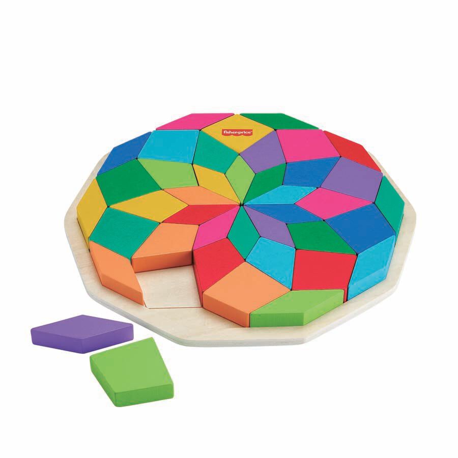 Fisher Price Puzle Geom&egrave;tric Mandala Fusta
