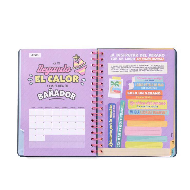 Agenda escolar Mr. Wonderful Wonder sem/vista cas 2025-26 Planazos, ilusiones y buenas vibraciones