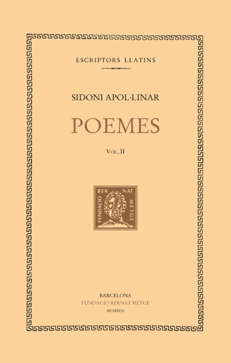 Poemes, vol. II i últim: Poemes menors